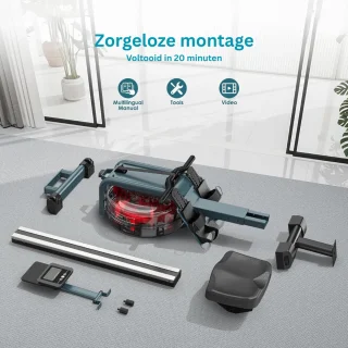 JMZR® Inklapbare Roeitrainer Blauw