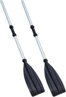 Kajak peddels 125 cm zwart