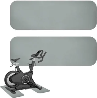 Loopmat onderlegger roeimachine 80x25cm grijs