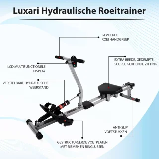 Luxari Hydraulische Roeimachine Hometrainer
