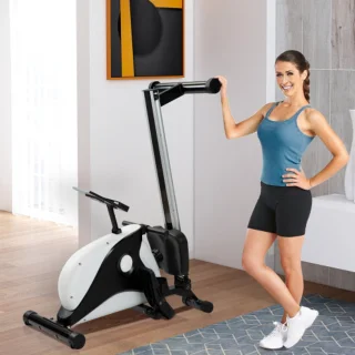 Magnetische opvouwbare roeimachine met LCD-scherm en weerstandsaanpassing