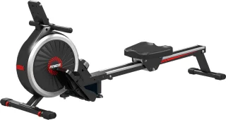 Magnetische Roeimachine Zwart 150KG Met LED-display