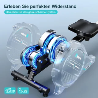 Wat vinden we goed aan de Magnetische roeimachine - Zwart