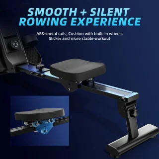Magnetische Roeitrainer Met LCD Zwart 120KG