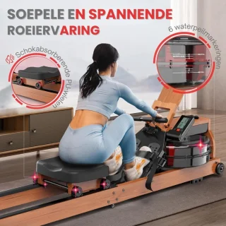 Wat vinden we goed aan de Massief Eiken Roeimachine – Opvouwbaar Watermodel
