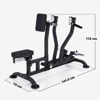 MAXXUS Roeitrainer verstelbaar krachtstation fitnessbank 200 kg