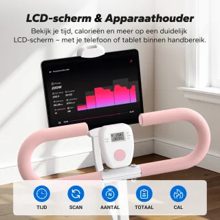 MERACH Buik- en Rugtrainer (Hometrainer)