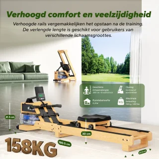 MERACH Eiken Waterroeimachine
