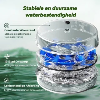 MERACH Eiken Waterroeimachine
