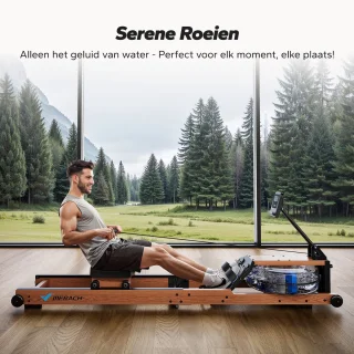 MERACH Houten roeimachine