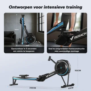 MERACH Indoor roeimachine