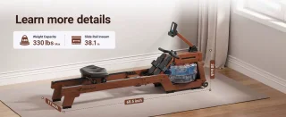 MERACH R14 Water Roeitrainer Oak