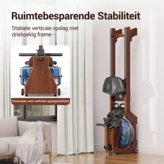 Merach Waterroeimachine Ergonomisch model met Bluetooth-monitor