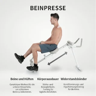 MKSS® Inklapbare Roeitrainer Wit