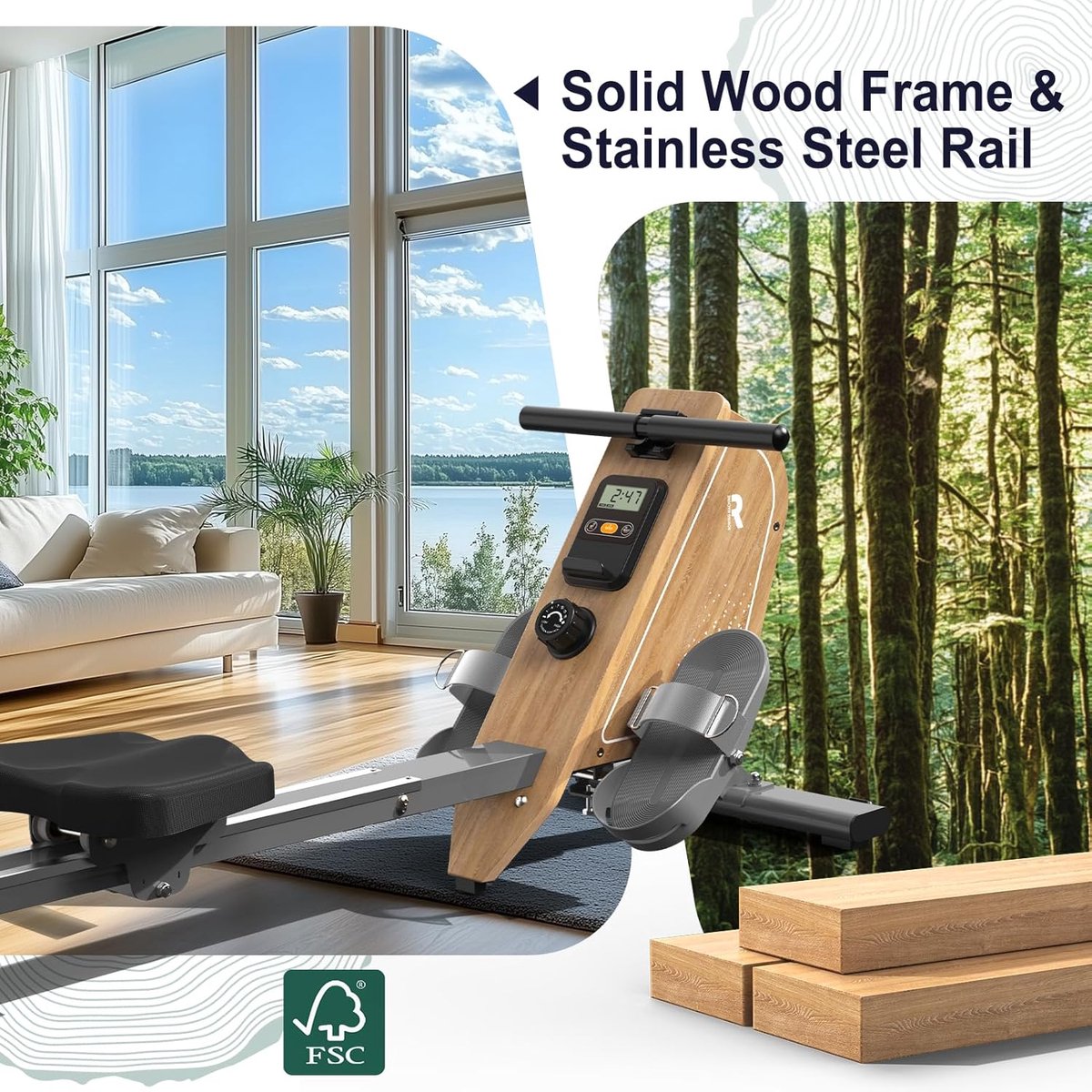 Wat vinden we goed aan de MKSS® Inklapbare Roeitrainer Zwart