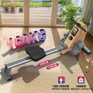 MKSS® Inklapbare Roeitrainer Zwart
