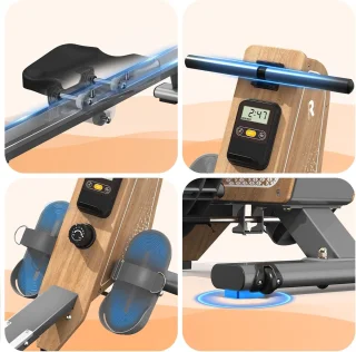 MKSS® Inklapbare Roeitrainer Zwart