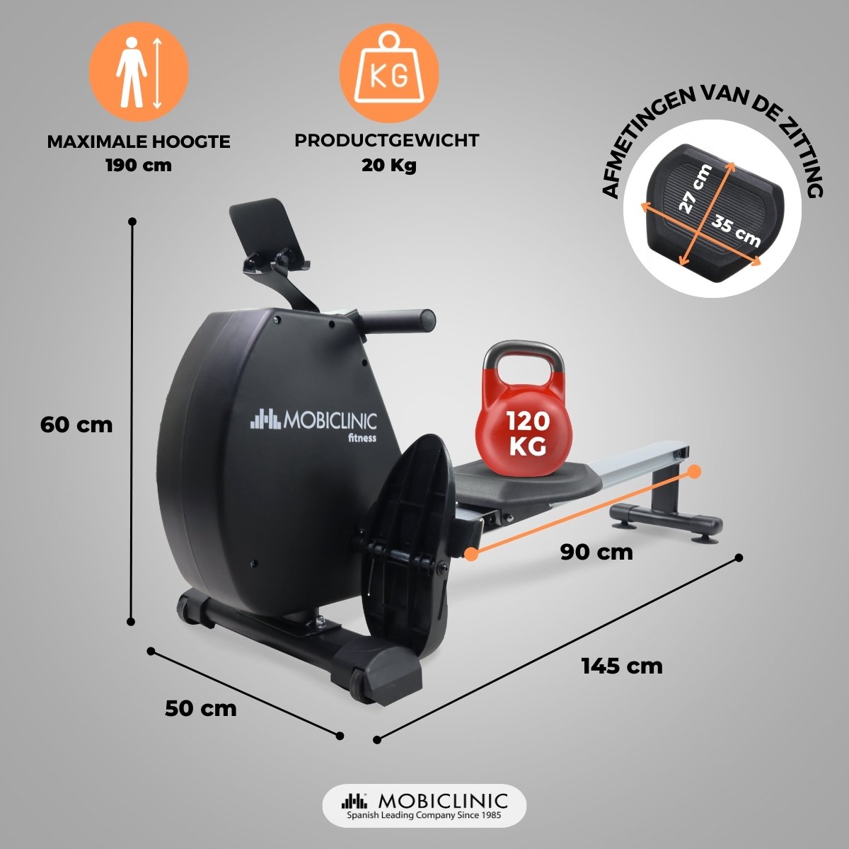Wat vinden we goed aan de Mobiclinic RowFit Roeitrainer