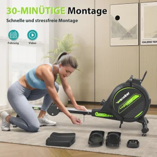 Opvouwbare magnetische roeimachine