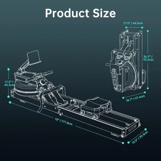 Opvouwbare Roeimachine