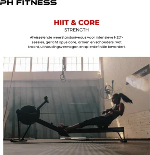 PH Fitness Roeiapparaat Premium Roeimachine