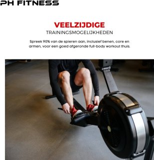Wat vinden we goed aan de PH Fitness Roeitrainer - Roeimachine