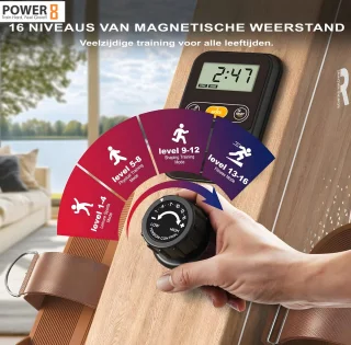 Power-8 OR3 Waterroeimachine Houten Roeitrainer