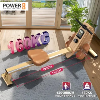 Power-8 OR3 Waterroeimachine Houten Roeitrainer