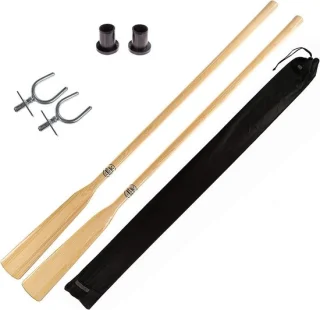 Roeiblad set peddel paar