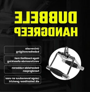 Roeigreep meedraaiend parallelgreep handvat maat M chroom zwart