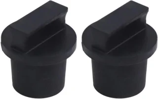 Roeimachine afdichtplug 26 mm zwart