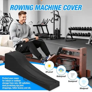 Roeimachine cover grijs