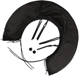 Roeimachine fan bag - zwart