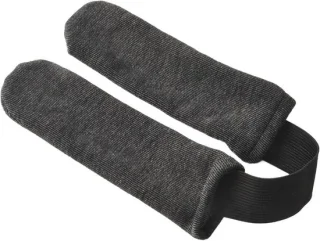 Roeimachine handvat covers - zwart - 16.9 cm