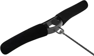 Roeimachine handvatten hoes - 3 x 8 x 3 cm - zwart