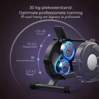 Roeimachine Inklapbaar Fitness Met Bluetooth