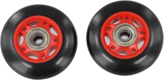 Roeimachine Katrolwielen 70mm - Zwart/Rood