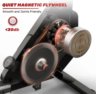 Roeimachine Magnetisch met LCD Console Zwart