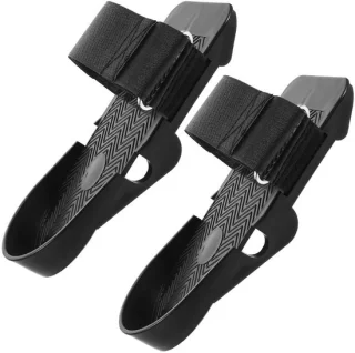 Roeimachine pedalen, 24 cm, zwart
