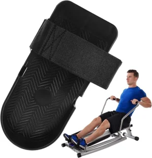 Roeimachine pedalen, 24 x 10.5 cm, zwart