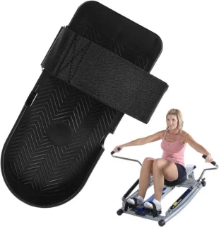 Roeimachine Pedalen – Voetsteunen voor Roeitrainer Zwart
