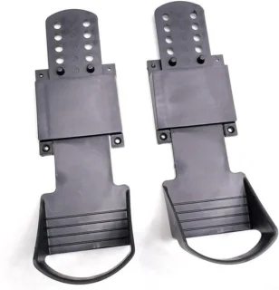 Roeimachine pedalen zwart 30x10x5 cm