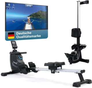 Roeimachine roeier ergometer 174x55x65 cm grijs