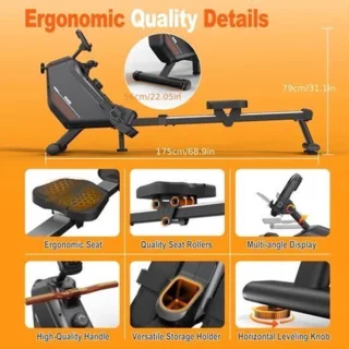 Roeimachine – roeitrainer – fitnessapparaat – workoutmachine – hometrainer