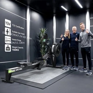 Roeimachine – Roeitrainer – Roeiapparaat – Fitness roeimachine – air resistance rowing machine