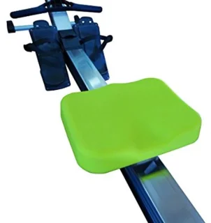 Roeimachine stoelhoes - 26.7 x 26.7 cm - geel