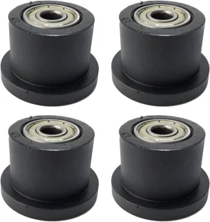 Roeimachine vervangende rollen 8mm zwart