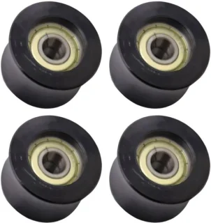 Roeimachine zitwielen set 4 stuks