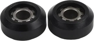 Roeimachine zitwieltje reserveonderdeel 31x15 mm zwart