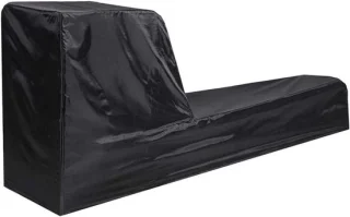 Roeimachinehoes 241 x 61 x 100 cm zwart